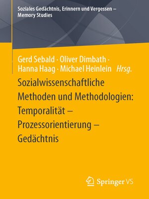 cover image of Sozialwissenschaftliche Methoden und Methodologien